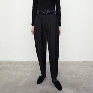 Toteme deep pleat wool trousers